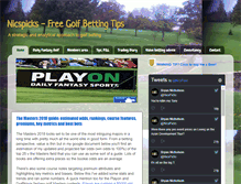 Tablet Screenshot of nics-value-picks.com